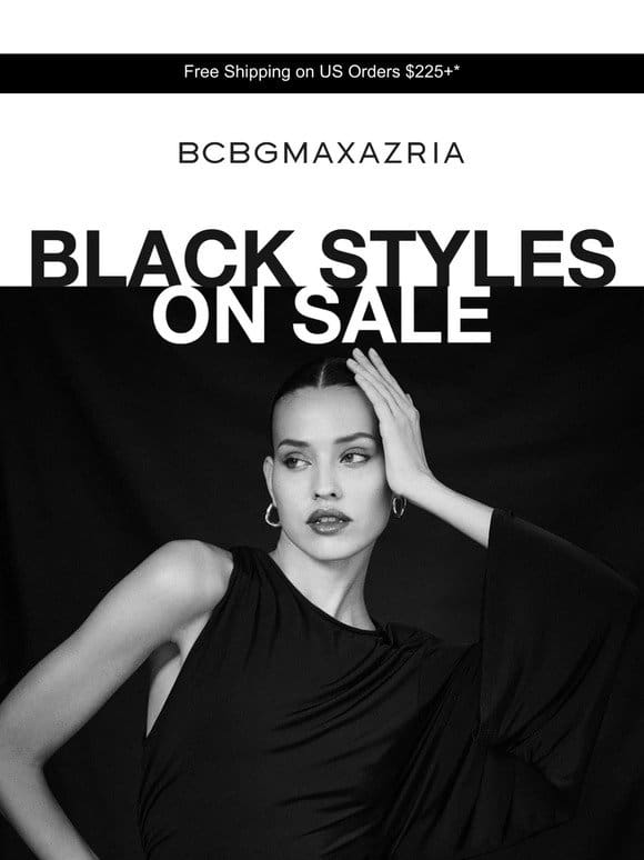30% off classic black styles