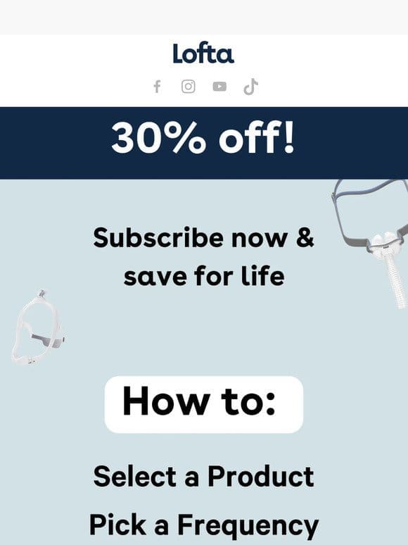 30% off…for life!
