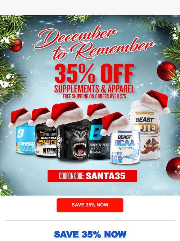 35% OFF December To Remember Sale