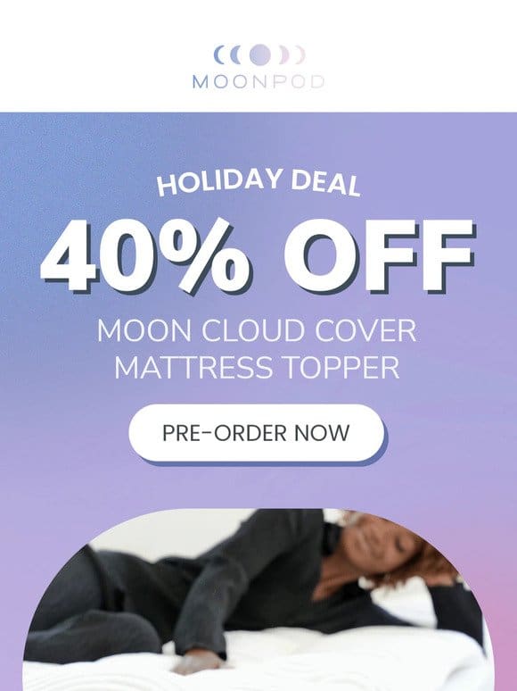 40% OFF   Holiday Offer