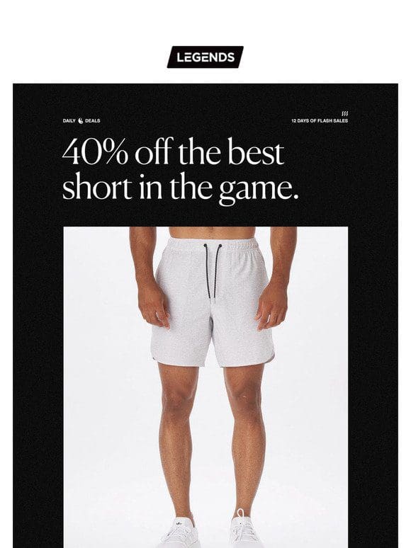 40% Off The #1 Short in the Game | Luka Flash Sale