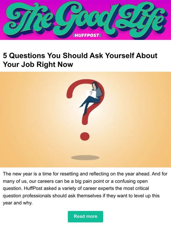 5 questions you should ask yourself about your job right now