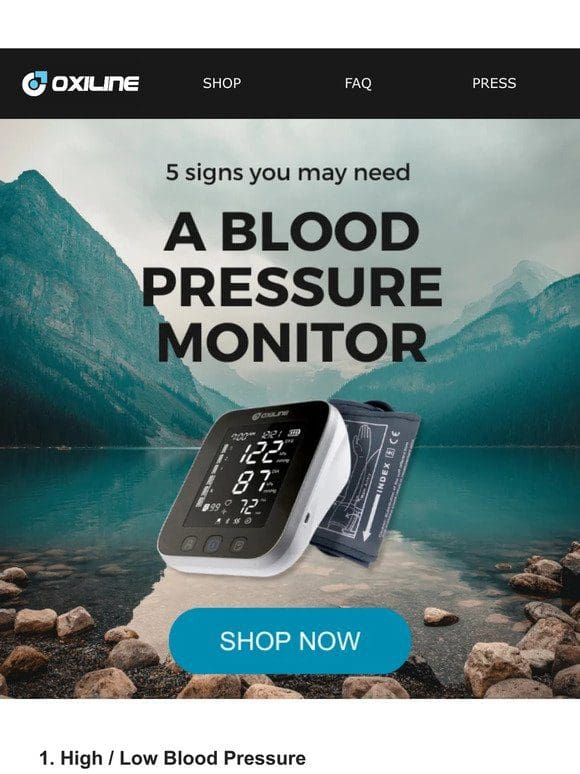 5 signs you need a Blood Pressure Monitor