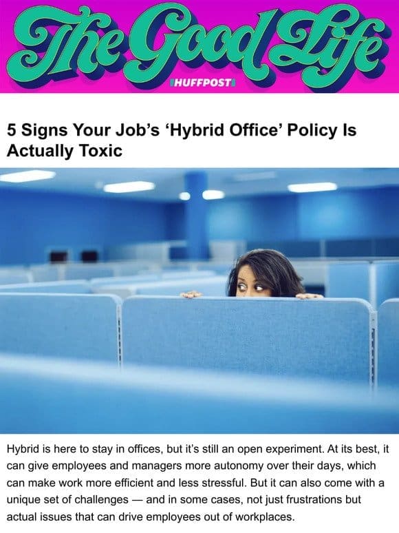 5 signs your job’s ‘hybrid office’ policy is actually toxic