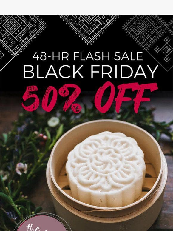 50% OFF Storewide Black Friday Sale
