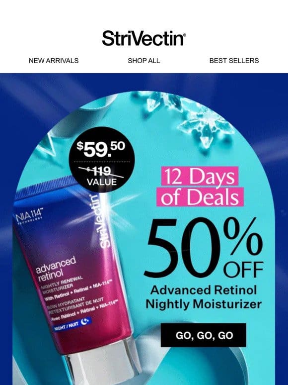 50% Off to Visibly Correct Signs of Aging