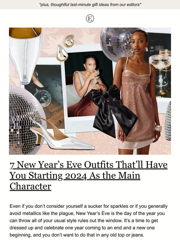 7 NYE Outfits That Give Main Character Energy ✨