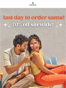 70% Off Sitewide!