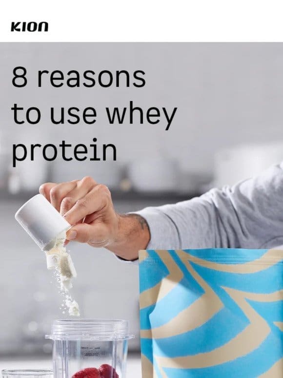 8 reasons why you should use whey protein