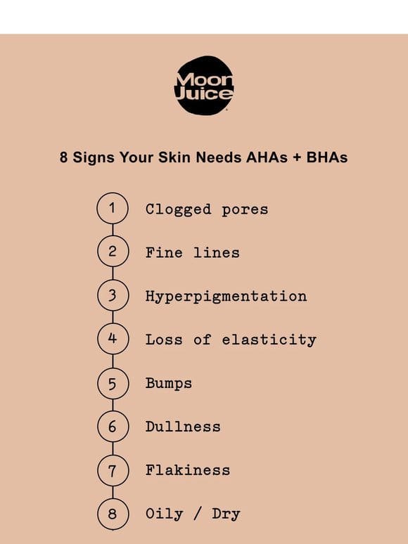 8 signs your skin needs ahas + bhas