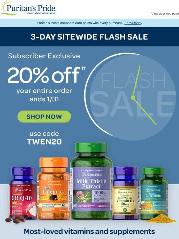 A 20% off deal is HERE