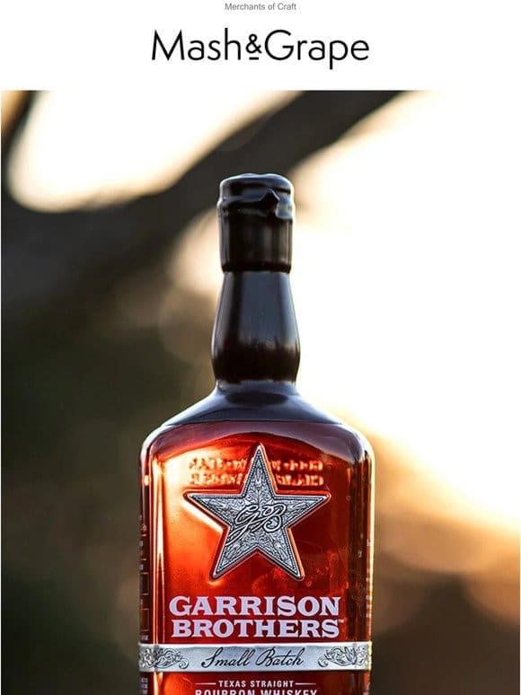 A Big Bourbon from the Lone Star State. ⭐