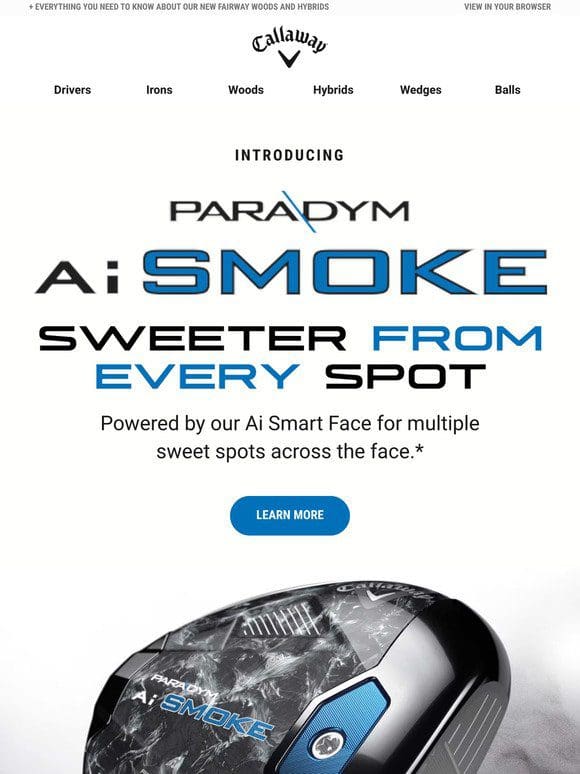 A Breakthrough In Fairway Wood Performance | The New Paradym Ai Smoke
