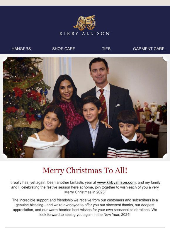 A Christmas Message from Kirby Allison