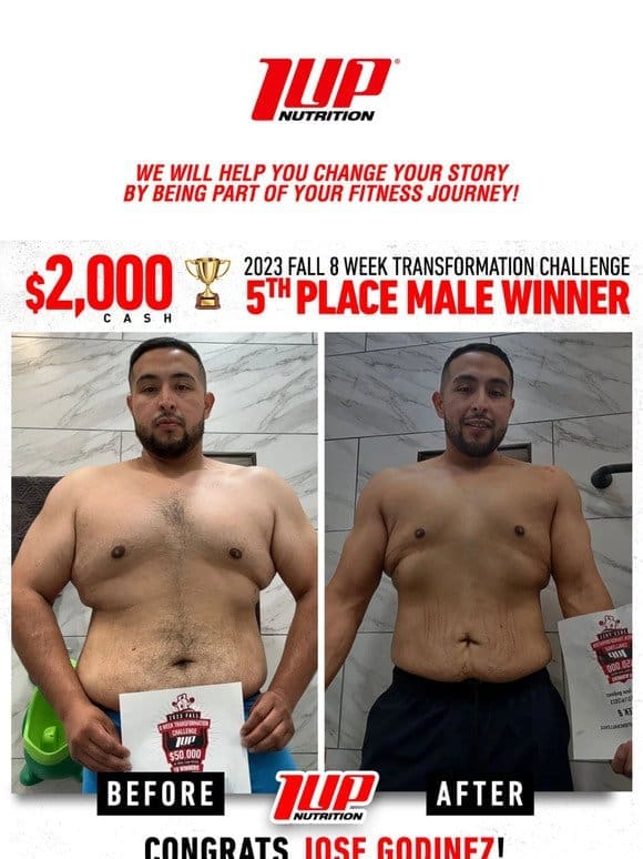 A Must See Transformation $2，000 Cash Winner