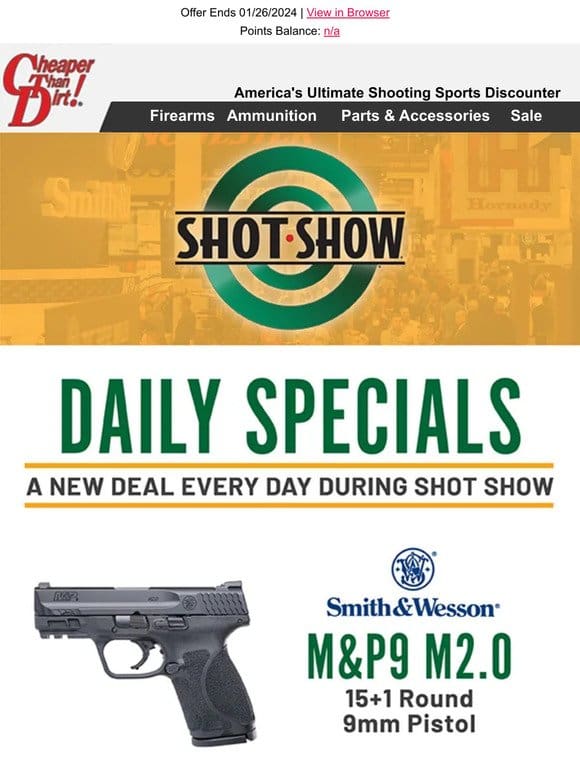 A New SHOT Special Just Dropped!