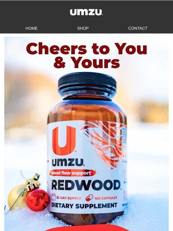 A Special Holiday Toast from UMZU to You