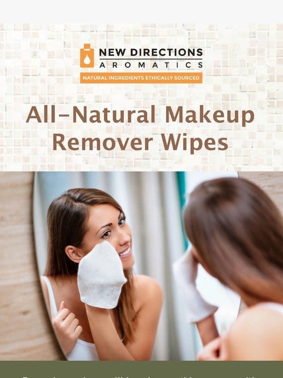 A cool natural way for makeup removal