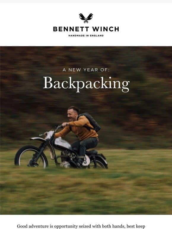 A new year of: Backpacking
