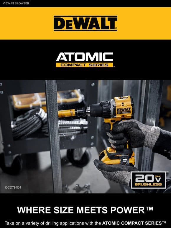 ATOMIC™ is Size Without Compromise
