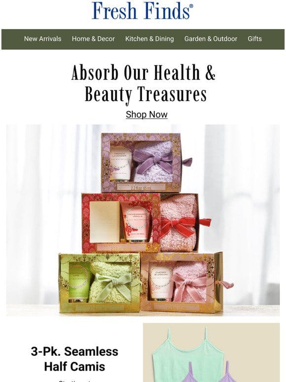 Absorb Our Health & Beauty Treasures