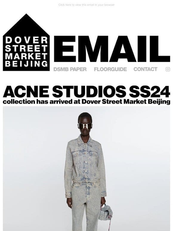 Acne Studios SS24 collection has arrived at Dover Street Market Beijing