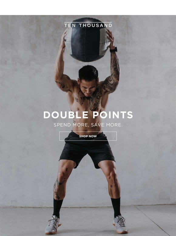 Act Fast: 2 Days Of Double Points