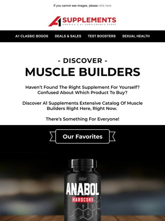 Add Power  To Your Progress With Muscle Builders!