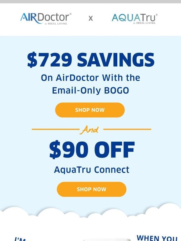 AirDoctor + AquaTru Sale = $819 In Savings!