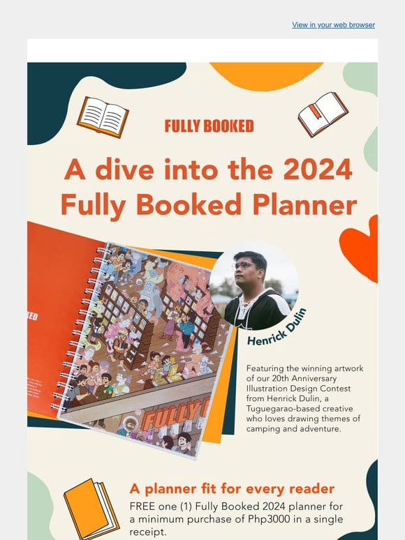 All about the Fully Booked 2024 Planner!