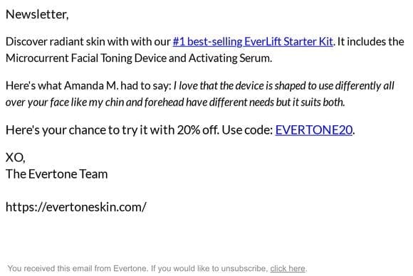 Amanda Loves EverLift. You will too.