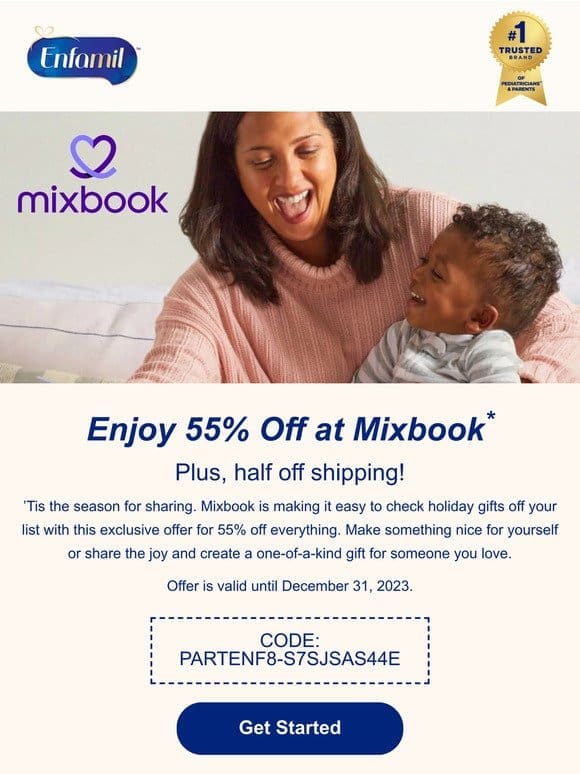 An exclusive holiday offer from Mixbook!