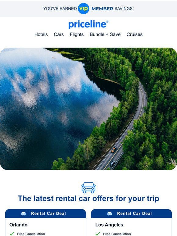 An update on great rental car deals – just for you.
