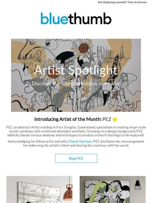 And the Artist of the Month is…