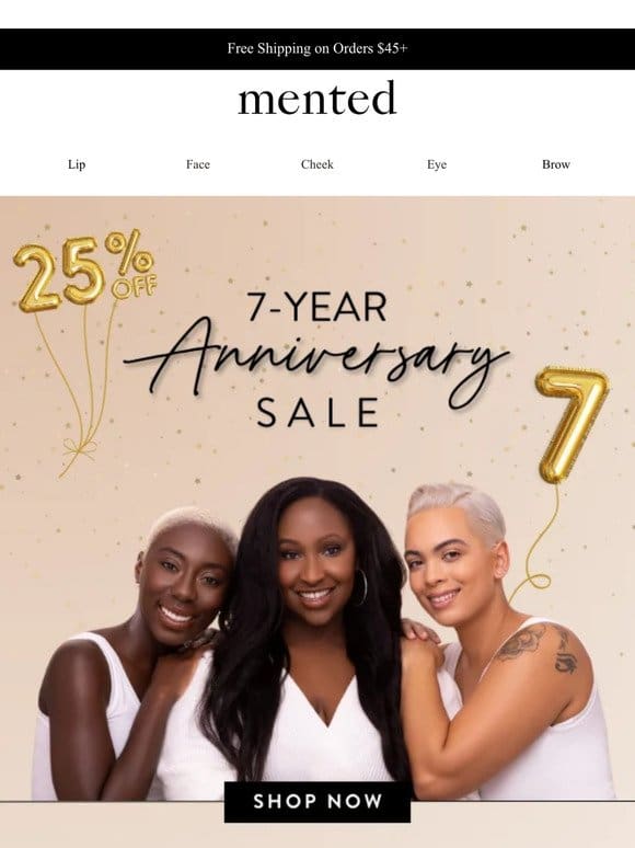 Anniversary Sale! 25% Off Sitewide