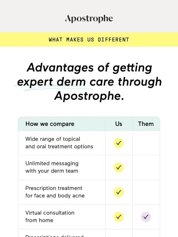 Apostrophe vs. other brands – what’s the difference?