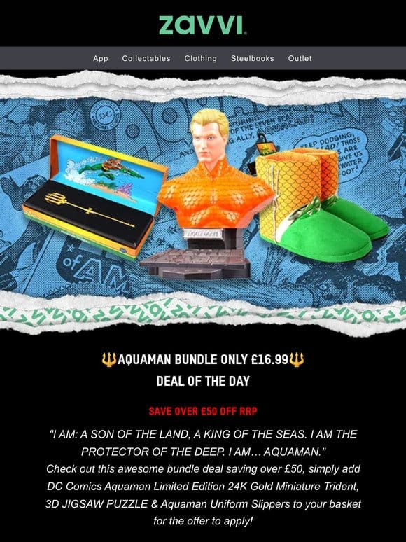 Aquaman Bundle! SAVE £50 off RRP