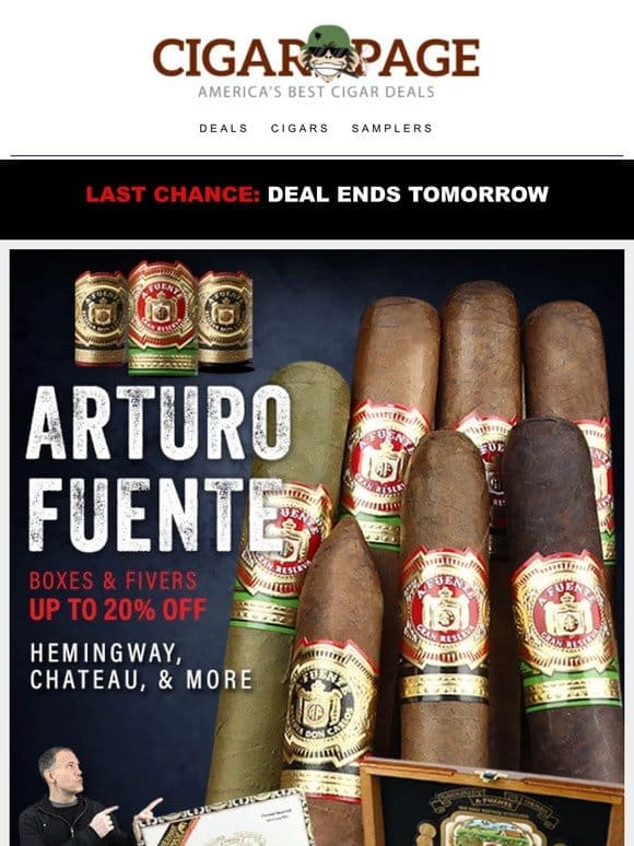 Arturo Fuente bonus sale.
