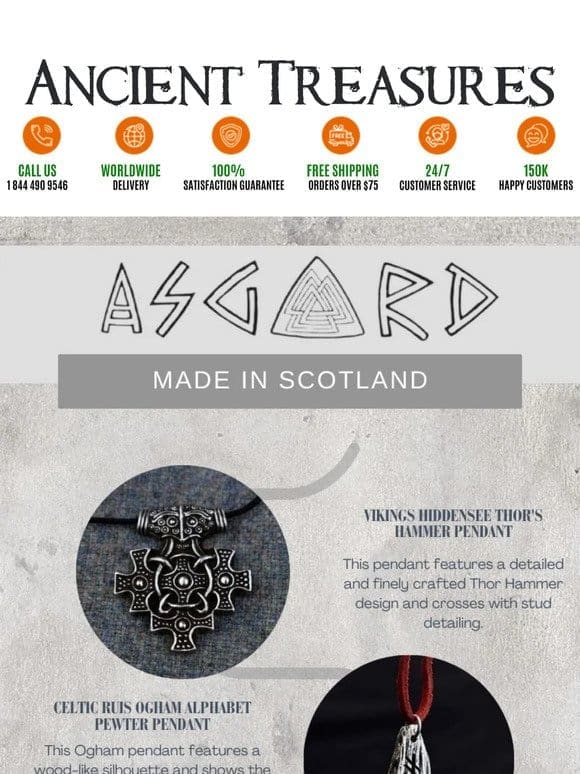 Asgard Made in Scotland – Pewter Collection