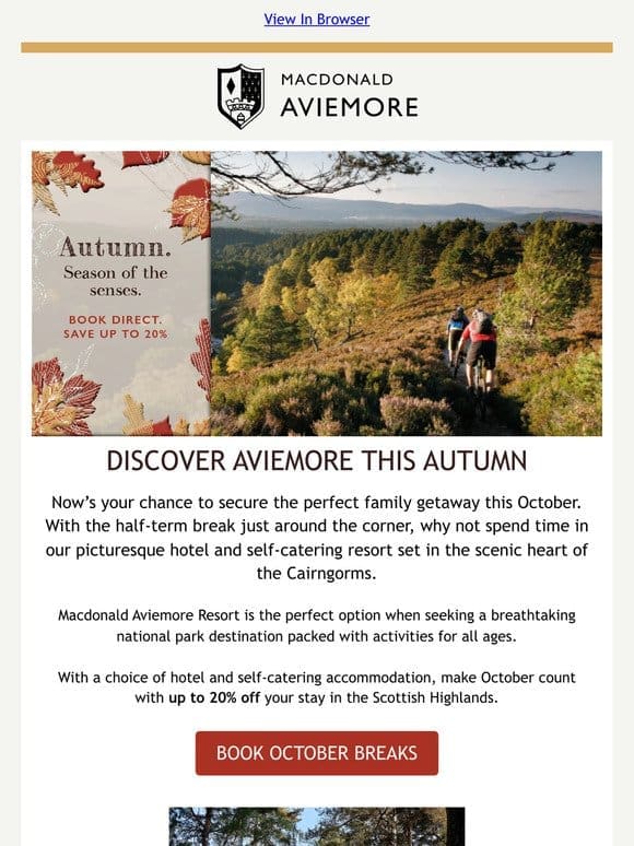 Autumn in Aviemore – October family adventures await