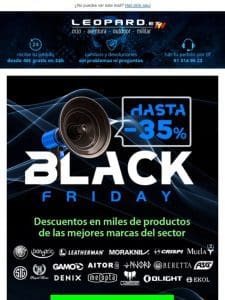 BLACK FRIDAY hasta -35% en las mejores marcas