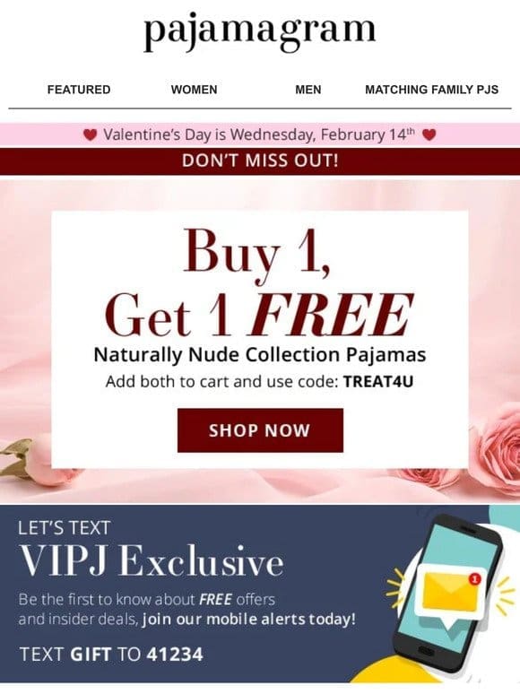 BOGO FREE Naturally Nude PJs! Don’t miss out!