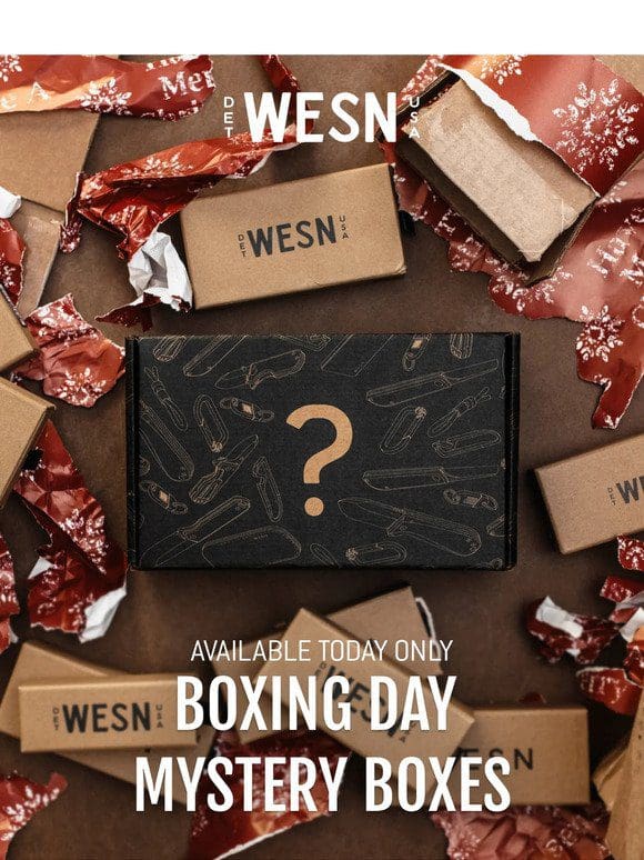 BOXING DAY MYSTERY BOXES
