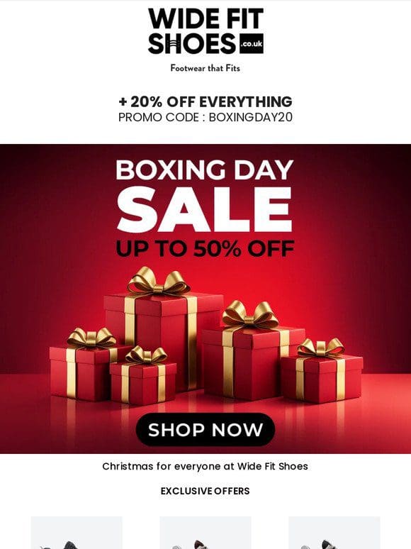 BOXING DAY SALE Continues