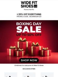 BOXING DAY SALE is now ON