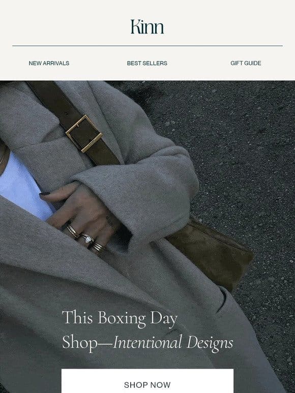 BOXING DAY—Shop Intentionally