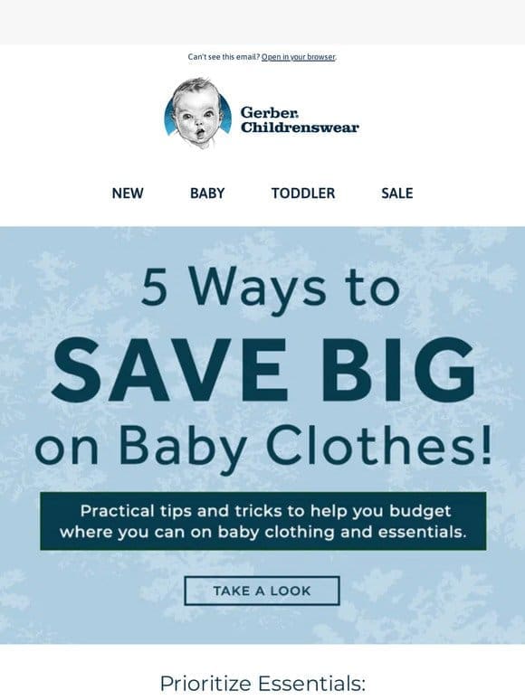 Baby & Toddler Essentials Up to 60% Off
