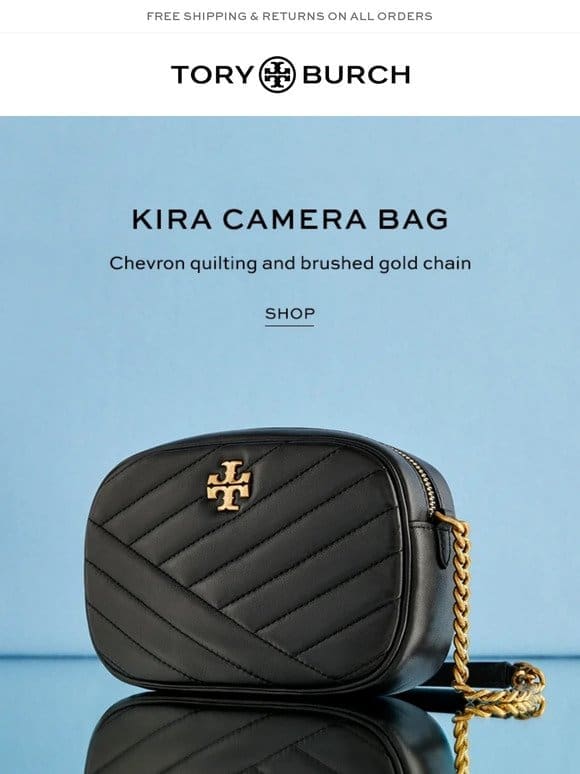 Back in stock: the black Kira Camera Bag