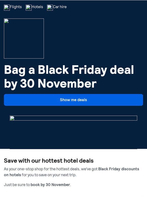 Bag a Black Friday hotel deal