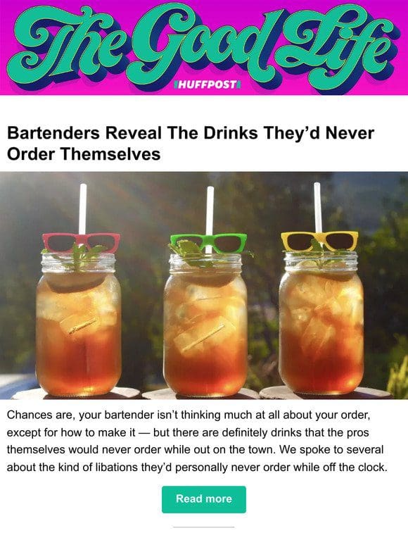 Bartenders reveal the drinks they’d never order themselves